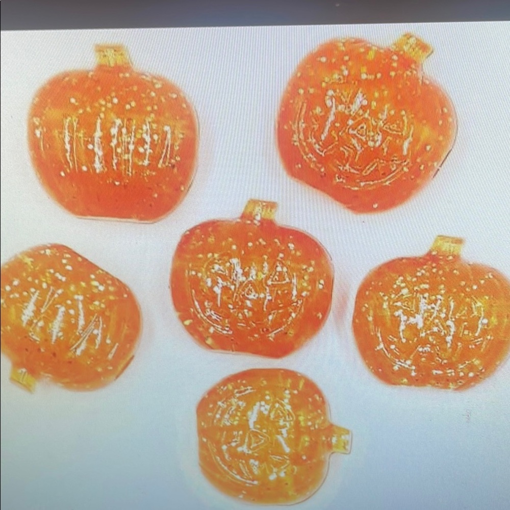 Orange Pumpkin Earrings